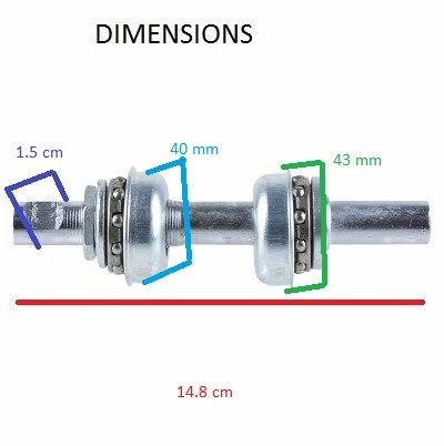 Brandless Boitier De Pédalier à Clavette Pour Ancien Vélo 2 Brandless Boitier De Pédalier à Clavette Pour Ancien Vélo – Image 2