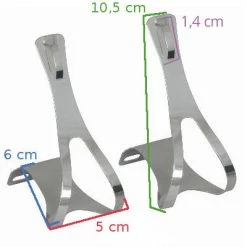 Wellgo Cale Pied En Acier Pour Pédale De Vélo -siège de vélo Grand Magasin cale pied en acier pour pedale de velo full 3