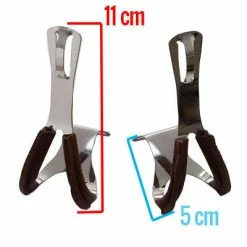 Point Cale-pieds Chromé Pour Pédale De Vélo Avec Renfort Cuir Marron -siège de vélo Grand Magasin cale pieds chrome pour pedale de velo avec renfort cuir marron full 3