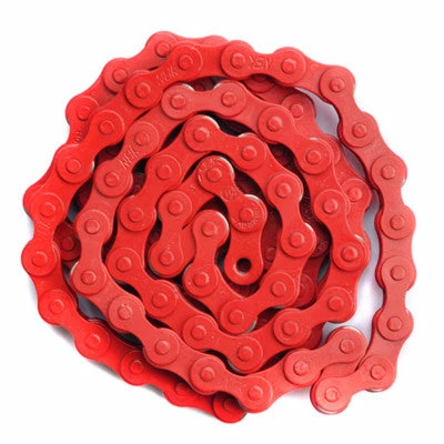 YBN Chain Chaîne Vélo BMX FIXIE Single Speed Rouge 1 YBN Chain Chaîne Vélo BMX FIXIE Single Speed Rouge