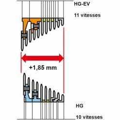Cassette Vélo Route Shimano Ultegra CS-R8000 11V -siège de vélo Grand Magasin chaine velo route shimano ultegra 11 v r80000 10