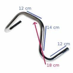 Cintre Moustache Vélo De Piste Vintage Escobar BLB -siège de vélo Grand Magasin cintre moustache velo de piste vintage escobar blb full 4