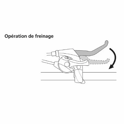 Commande Frein Et Dérailleur 6 Vitesses Tourney Shimano 2 Commande Frein Et Dérailleur 6 Vitesses Tourney Shimano – Image 2