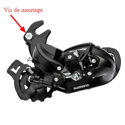 Dérailleur Arrière Shimano Tourney 6/7v Avec Adaptateur 2 Dérailleur Arrière Shimano Tourney 6/7v Avec Adaptateur – Image 2