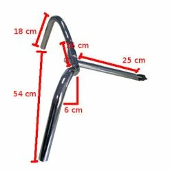 Ergotec-Humpert Ensemble Guidon Moustache Potence Holland Ergotec -siège de vélo Grand Magasin ensemble guidon moustache potence holland ergotec full 3