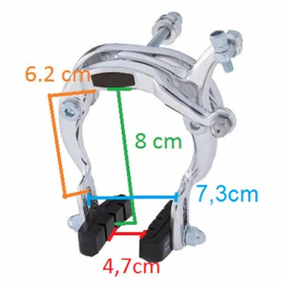 Point Étrier De Frein Tirage Latéral Vélo De Route 2 Point Étrier De Frein Tirage Latéral Vélo De Route – Image 2