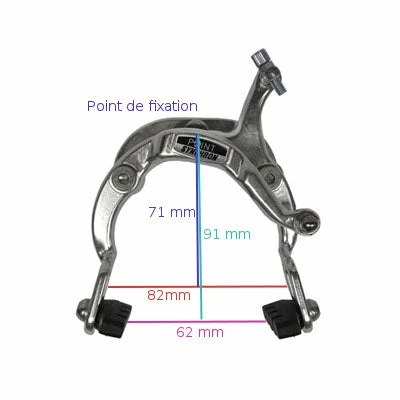 Etrier De Frein Vélo Avant Tirage Latéral Caliper Vintage Point – Image 3