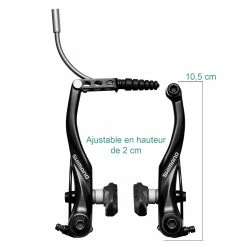 Etrier De Frein V-brake Noir BR-T4000 Shimano 8 Etrier De Frein V-brake Noir BR-T4000 Shimano -siège de vélo Grand Magasin etrier frein v brake br t4000 shimano 4