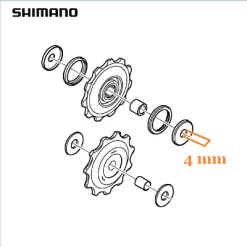 Galets De Dérailleur Shimano 5/6/7/8V 6 Galets De Dérailleur Shimano 5/6/7/8V -siège de vélo Grand Magasin galets de derailleur shimano 5 6 7 8v full 3