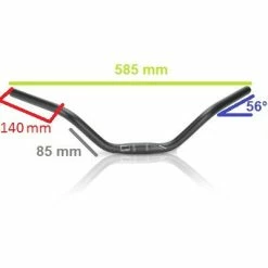 Guidon De Vélo De Ville Confort En Alu Noir XLC -siège de vélo Grand Magasin guidon de velo de ville confort en alu noir xlc full 3