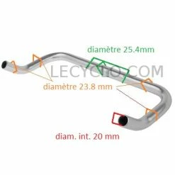 Messingschlager Guidon Vélo Corne De Vache 9 Messingschlager Guidon Vélo Corne De Vache -siège de vélo Grand Magasin guidon velo corne de vache full 4