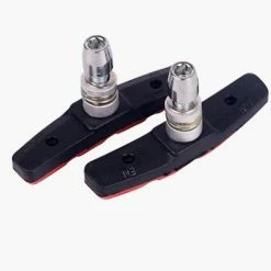 Brakco Patins Pour Frein V-Brake Avant Ou Arrière à Vis - La Paire -siège de vélo Grand Magasin patins pour frein v brake avant ou arriere a vis la paire full 3