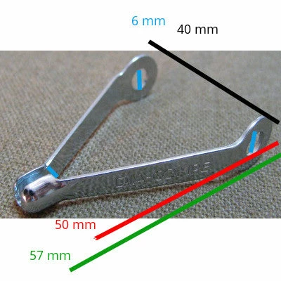Patte Pour Passage De Câble Sur Tube De Selle Vélo Dia-Compe 3 Patte Pour Passage De Câble Sur Tube De Selle Vélo Dia-Compe – Image 3