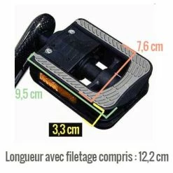 Maxxus Pédales Pliables Antidérapantes Pour Vélo - La Paire -siège de vélo Grand Magasin pedales pliables antiderapantes pour velo la paire full 4