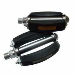 Messingschlager Pédales Vintage Rubber Pour Vélo