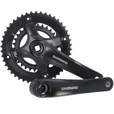 Pédalier Double Plateaux Vélo 7/8V 30/46 Dents Tourney Shimano 1 Pédalier Double Plateaux Vélo 7/8V 30/46 Dents Tourney Shimano