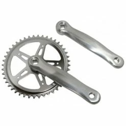 P2R Pédalier Mono Plateau Pour Vélo 5 à 8 Vitesses 44 Dents