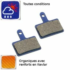 Brakco Plaquettes Organiques Avec Kevlar Frein Disque Compatible Deore -siège de vélo Grand Magasin plaquettes organiques avec kevlar frein disque compatible deore full 3