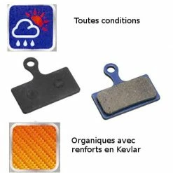 Brakco Plaquettes Organiques Frein à Disque Vélo XTR 2011 / BRM985 -siège de vélo Grand Magasin plaquettes organiques frein a disque velo xtr 2011 brm985 full 4