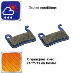 Brakco Plaquettes Organiques Kevlar Pour Frein à Disque De Vélo XTR -siège de vélo Grand Magasin plaquettes organiques kevlar pour frein a disque de velo xtr full 3