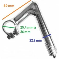 Potence Plongeur BLB Pour Vélo Vintage Retro Quill -siège de vélo Grand Magasin potence plongeur blb pour velo vintage retro quill full 4