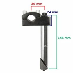 Potence Plongeur Pour Vélo BMX ZOOM 5 Potence Plongeur Pour Vélo BMX ZOOM -siège de vélo Grand Magasin potence plongeur pour velo bmx zoom full 3