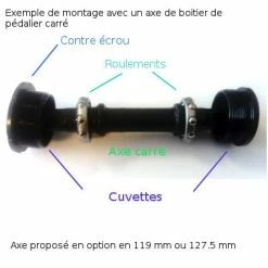 Oxford Roulements à Billes Pour Boitier De Pédalier Axe Carré -siège de vélo Grand Magasin roulements a billes pour boitier de pedalier axe carre full 4