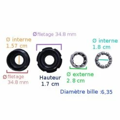 Oxford Roulements à Billes Pour Boitier De Pédalier Axe Carré -siège de vélo Grand Magasin roulements a billes pour boitier de pedalier axe carre full 5