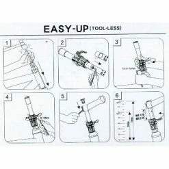 Tube Aheadset à Réglage Rapide En Hauteur Easy Up Satori -siège de vélo Grand Magasin tube aheadset a reglage rapide en hauteur easy up satori full 4