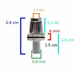 Brandless Vis De Réglage Levier De Frein M7 Pour Vélo -siège de vélo Grand Magasin vis de reglage levier de frein m7 pour velo full 3